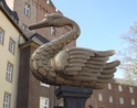 Schwan am Eingangstor Schwan am Eingangstor